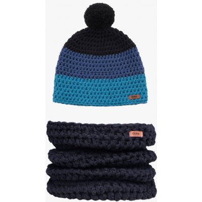 Doke Set merino háčkovaný kulich Harry a nákrčník black – Hledejceny.cz