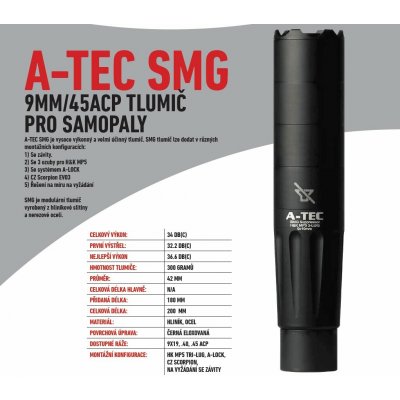 A-TEC SMG modulový .458" na adaptér A-LOCK Mini – Sleviste.cz