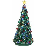 Lemax Vánoční dekorace Jolly Christmas Tree 24,5 x 11,5 x 11,5 cm – Zboží Dáma