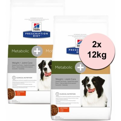 Hill’s Prescription Diet Meta+Mobility 2 x 12 kg – Hledejceny.cz