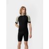 Cyklistický dres 4F SS23 TFTSM172 DEEP BLACK Pánský