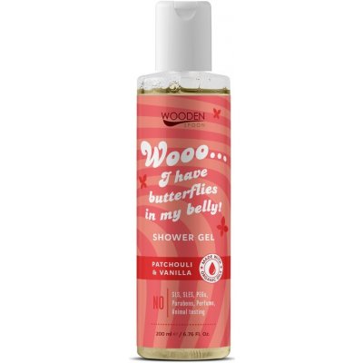 WoodenSpoon I have butterflies in my belly sprchový gel 200 ml
