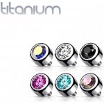 Šperky4U náhradní kamínek k dermálu titan TIT1089-04K – Hledejceny.cz