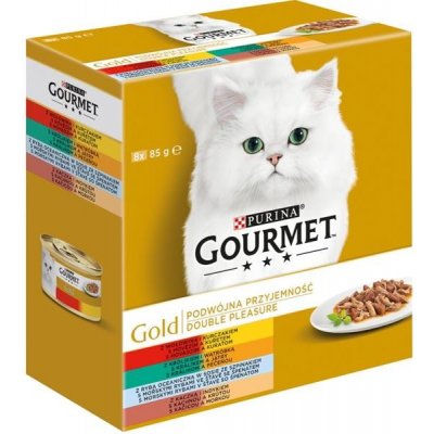 Gourmet Gold kočka pašt.Multi gril.k.Mix 7 x 85 g