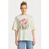 Dámská Trička GANT IRIS PRINT SS T-SHIRT bílá