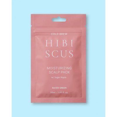 Rated Green COLD BREW HIBISCUS MOISTURIZING SCALP PACK hydratační vlasová kúra 50 ml – Sleviste.cz