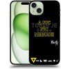 Pouzdro a kryt na mobilní telefon Apple Pouzdro Picasee ULTIMATE CASE Apple iPhone 15 Plus - Kazma - TOHLE JE ŽIVOT A NIC VÍC NEBUDE