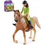 Schleich 42542 Sarah s pohyblivými klouby na koni – Hledejceny.cz