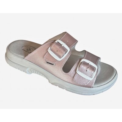 Santé N/517/34P dámské kožené pantofle růžová – Zboží Mobilmania