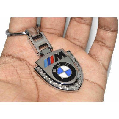 Přívěsek na klíče BMW M se znakem kov erb – Zboží Mobilmania