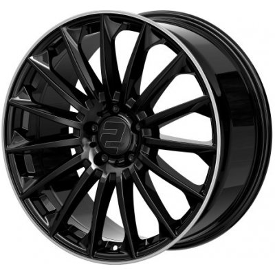 Wheelworld 2DRV WH39 8x18 5x112 ET48 black polished lip – Hledejceny.cz