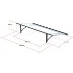 LanitPlast SAMBA 160/54 antracit LG2762 – Hledejceny.cz