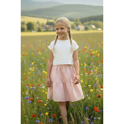 Glara Lotika dívčí lněná sukně Lesní vánek 1179931 – Hledejceny.cz