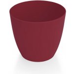 PLASTKON květináč Ella 25 cm - matná vínový – Zbozi.Blesk.cz