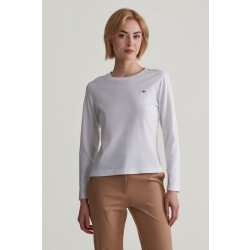 GANT REG SHIELD LS T-SHIRT bílá