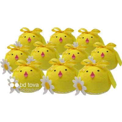 BD-TOVA Kuře s kopretinou figurka 10 ks – Sleviste.cz