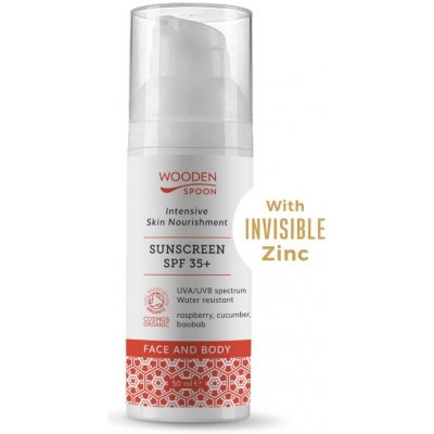 WoodenSpoon Bio opalovací mléko SPF35+ 50 ml