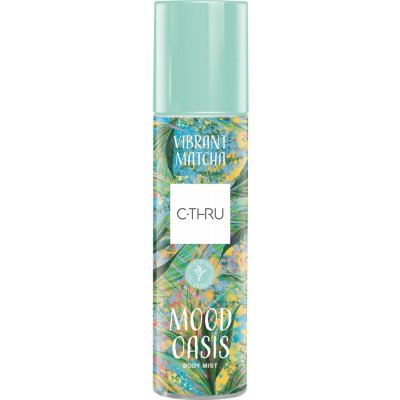 C-THRU Mood Oasis Vibrant Matcha osvěžující tělový sprej 200 ml – Zboží Dáma