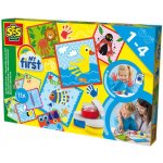 SES CREATIVE Moje první umělecké dílo kreativní set prstové barvy s doplňky – Zboží Dáma