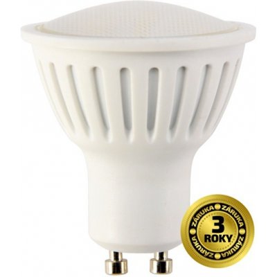 Solight bodová LED žárovka GU10 5W bílá WZ316A Teplá bílá