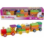 Eichhorn vláček s kostkami Color Small Train lokomotiva s 2 vagony 18 dílů – Zboží Mobilmania