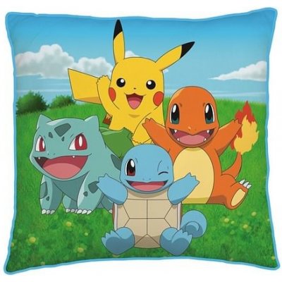 Halantex Polštář Pokémon Kanto Starters 40x40 – Zboží Mobilmania