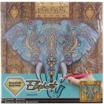 Grafix Diamantový obrázek Slon 30 x 30 cm na plátně – Hledejceny.cz