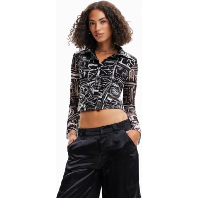 Desigual Lettering negro