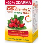 GS GS Vitamin C 1000 se šípky, 100+20 tablet – Sleviste.cz