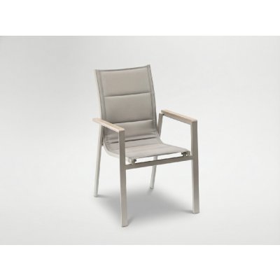 Pro-Tech shop RIT9484 Hliníková zahradní židle polywood, béžová 64x55x91cm 62367 – Hledejceny.cz