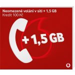 VODAFONE Předplacenka – 2 GB – Zboží Živě