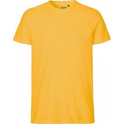 Neutral organické tričko v úzkém slim-fit střihu Žlutá NE61001