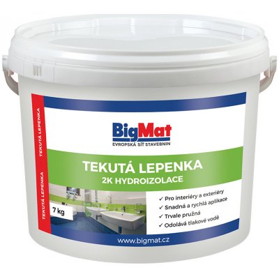 BigMat Nátěr hydroizolační Tekutá lepenka 2K 7 kg – Zboží Mobilmania