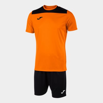 Joma Phoenix II sada fotbalových dresů a trenek 15 ks oranžová/černá