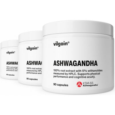 Vilgain Ashwagandha 3 × 90 kapslí – Hledejceny.cz