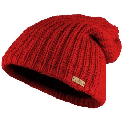 Bontis dámská spadená zimní čepice s fleecem červená – Hledejceny.cz