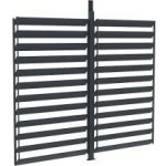 Boční lamelová zástěna 2,5 m k pergole LANITPLAST BIOCLIMATIC BASIC LG4291 – Hledejceny.cz