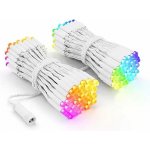 Barevná světýlka venkovní Twinkly strings 25 m Dual Pro, bílý kabel, 2× 125 LED RGB, 2× 12,5 m – Hledejceny.cz