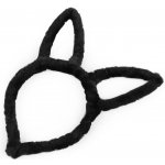 Kožešinová čelenka do vlasů Varianta: 3 černá, Balení: 1 ks – Zboží Mobilmania