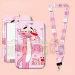 Šňůrka na krk 23477 s cedulkou na ID karty Růžový panter – Zbozi.Blesk.cz