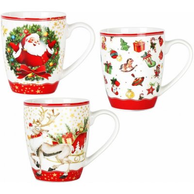 VERONI Hrnek vánoční Navidad různé dekory 360 ml – Zbozi.Blesk.cz