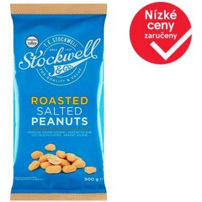 Stockwell & Co. arašídy loupané pražené solené 500 g – Sleviste.cz