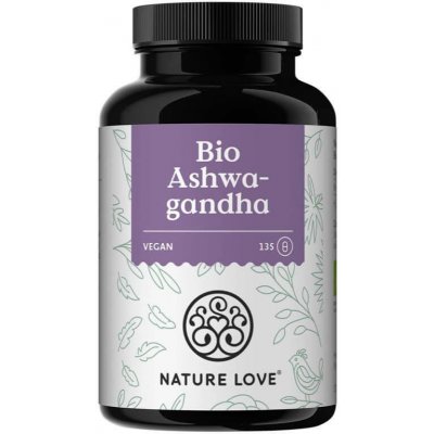 Nature Love Bio Ashwagandha 135 kapslí – Hledejceny.cz