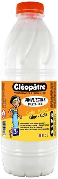 CLEOPATRE VINYL’ECOLE PVA lepidlo 1 Kg bílé