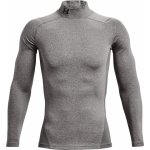 Under Armour ColdGear Armour Compression Mock LS Charcoal light heather – Hledejceny.cz