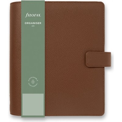 Filofax A5 týdenní 2026 Camden hnědý – Zboží Dáma