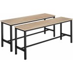 tectake fairfield ndustrial světlé dřevo dub sonoma 2 ks – Zboží Dáma