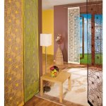 Závěsový panel - Vera 50 x 240 cm Žlutá – Hledejceny.cz
