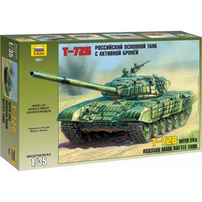 Zvezda Model Kit T 72B ERA sovětská armáda 3551 1:35