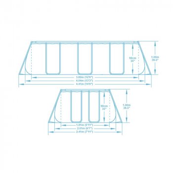 Bestway Power Steel 4,04 x 2,01 x 1 m 56442